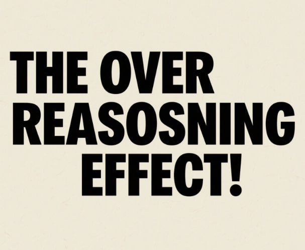 The Overreasoning Effect: Do rewards ruin interest?