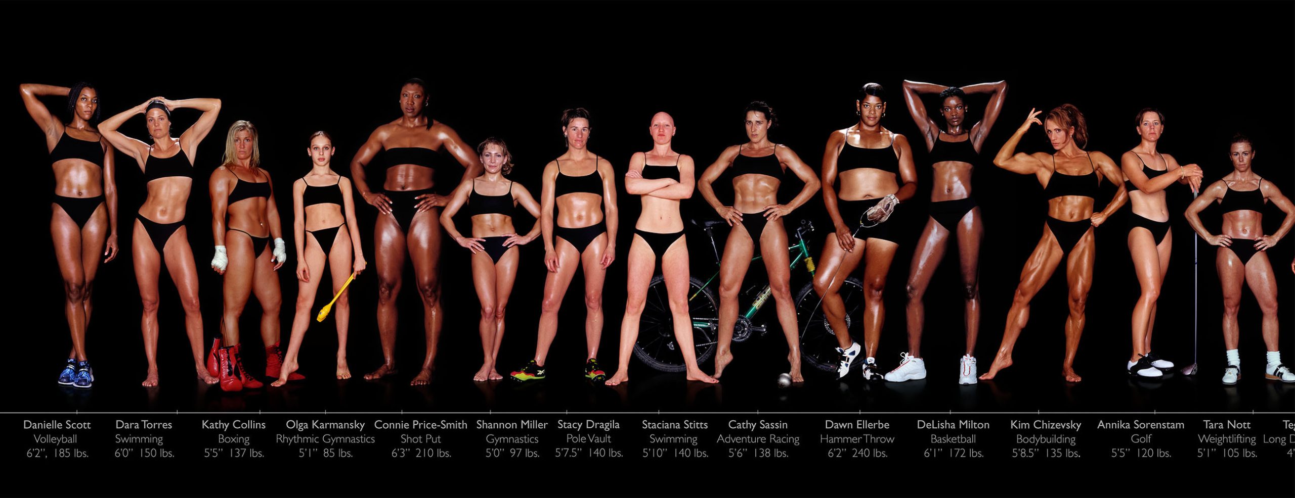 athletic female body shape