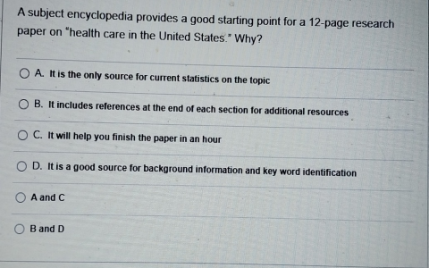What Makes a Truly Useful Encyclopedia?