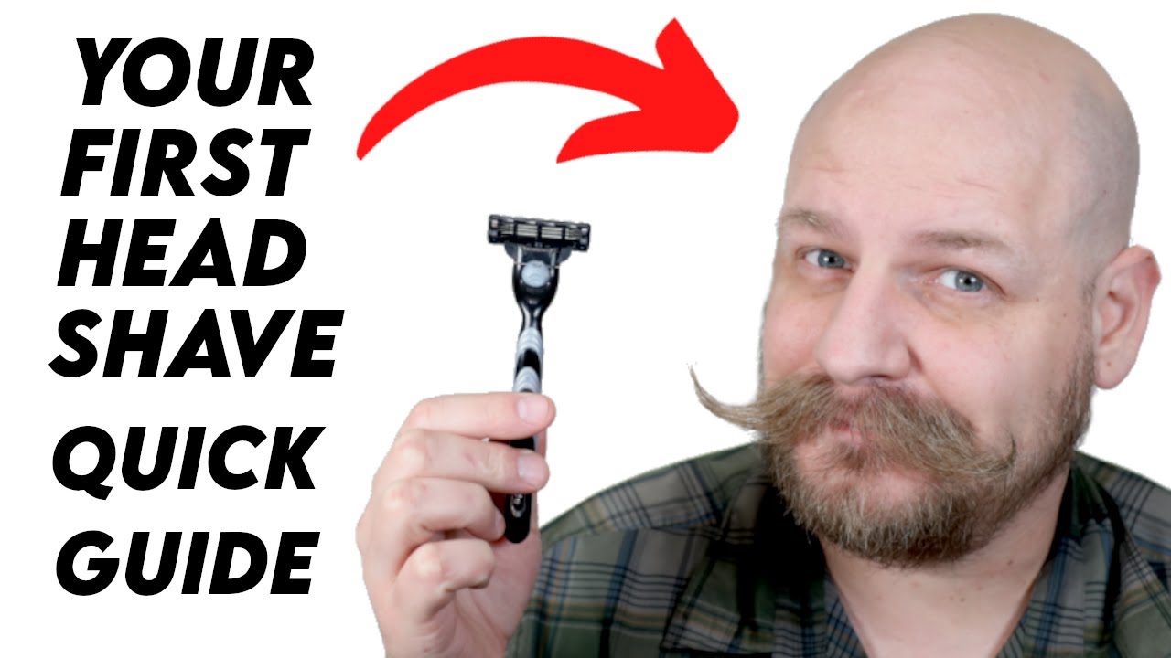 Bald People Shave Head at Home Quick Step by Step Instructions