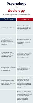 Sociology versus Psychology Programs How to Pick the Best Fit for Your Goals