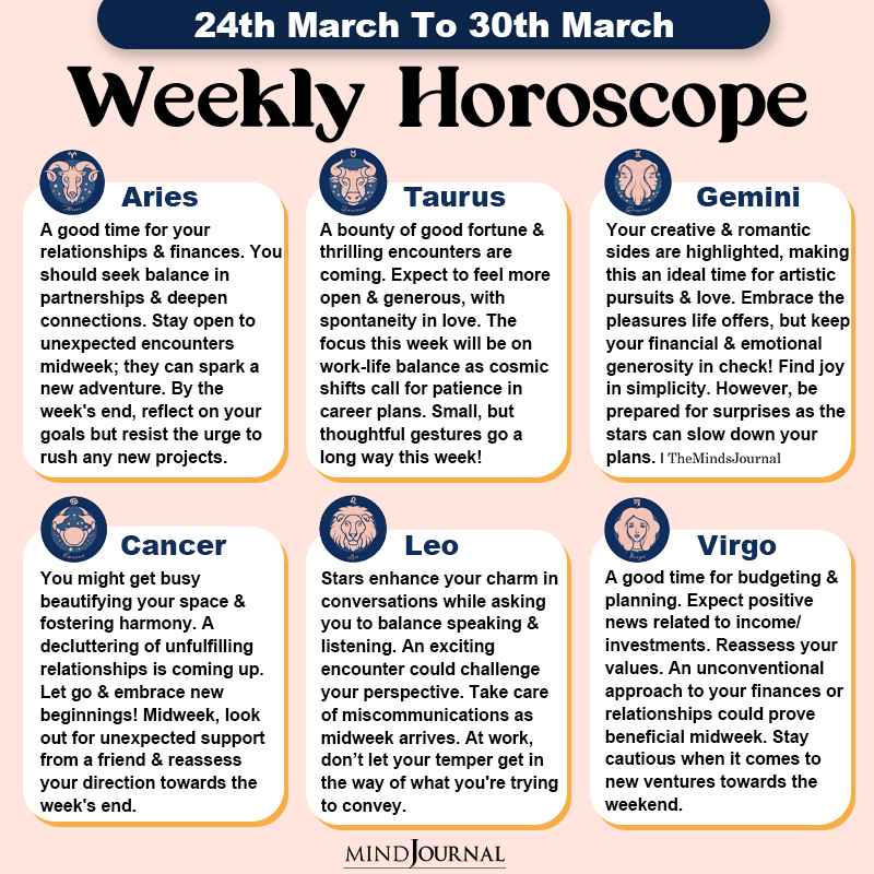 Aries Weekly Horoscopes This Week What to expect for your career and love life
