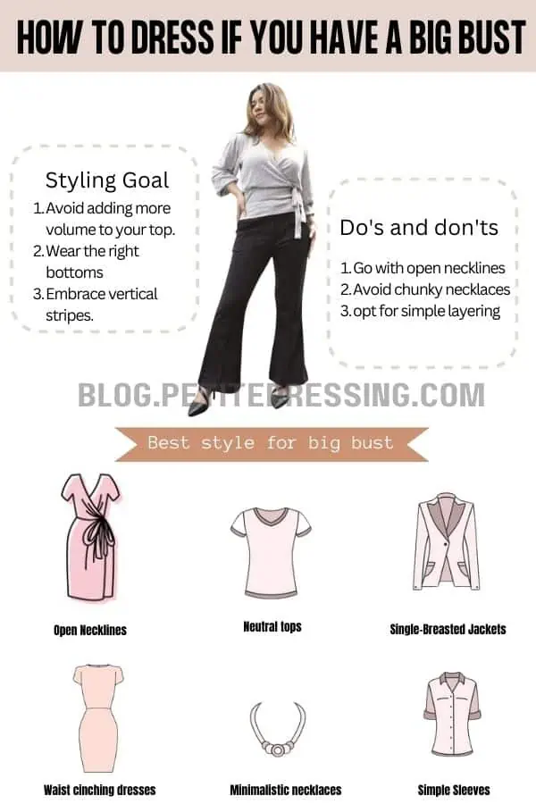 A Woman with Large Breasts What to Wear? 5 Tips for Flattering Outfits